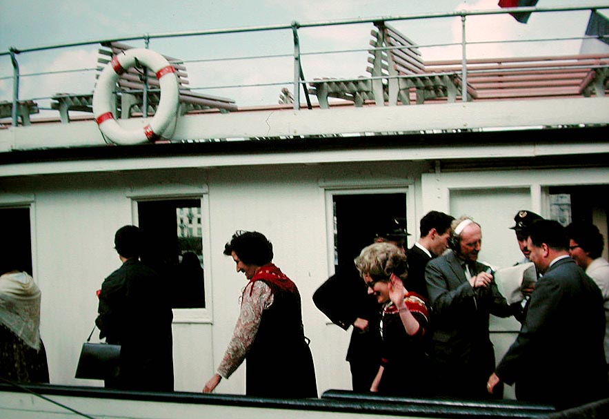 Die Letzte Fahrt von Dampfschiff Italia am 21. September 1963