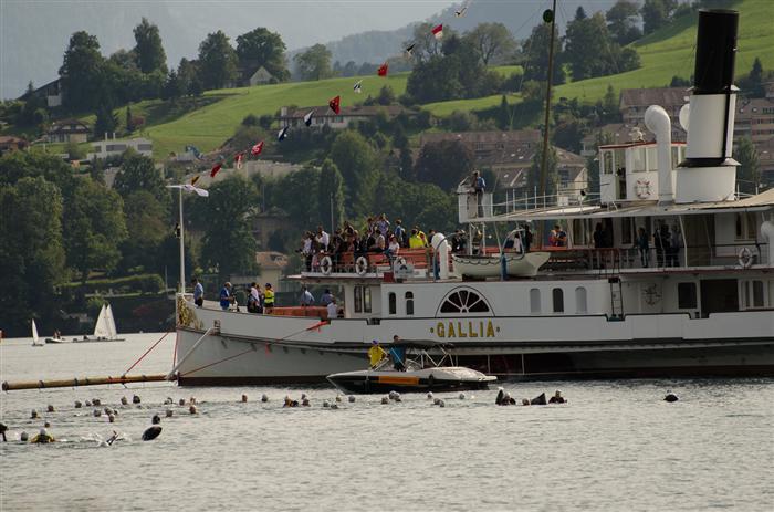 Weltrekordversuch mit Dampfschiff Gallia