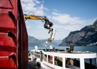 Motorschiff Mythen wird in Flüelen verschrottet